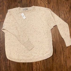 Loft Speckled Sweater NWT